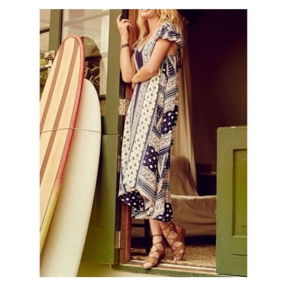 Maeve Anthropologie bohemian cape like sundress size small - Picture 2 of 12